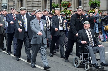 Royal Scots Dragoon Guards Veterans Parade in Glasgow 2014