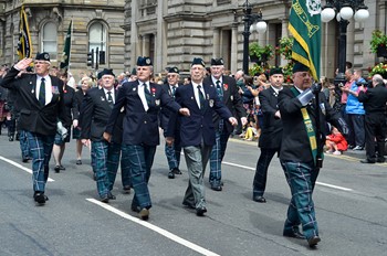 Cameronians (Scottish Rifles) - Glasgow Armed Forces Day 2014