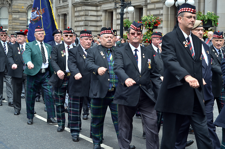 Royal Highland Fusiliers Veterans - AFD Glasgow 2014