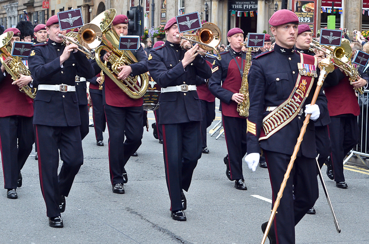 Band of the Parachute Regiment - WW1 Commonwealth Commemoration Glasgow 2014