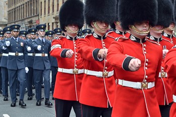 Scots Guards - Military Parade Glasgow 2014