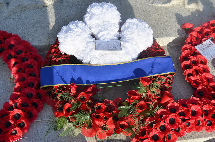 Prince Charles Wreath - WW1 Commemoration Glasgow 2014