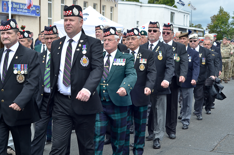 Argyll & Sutherland Highlanders Veterans - Armed Forces Day Grangemouth 2014