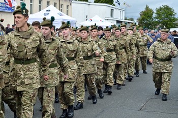 Army Cadets Parade - Grangemouth Armed Forces Day 2014