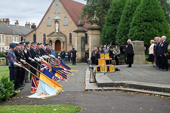 Drumhead Service Zetland Park - Grangemouth Armed Forces Day 2104