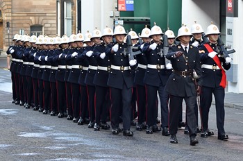 43 Commando Fleet Protection Group - Royal Marines Freedom of Glasgow 2014