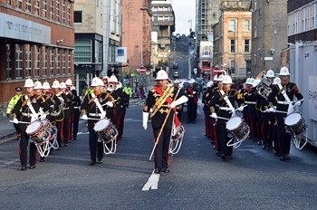 Band Royal Marines Scotland - Freedom Parade Glasgow 2014