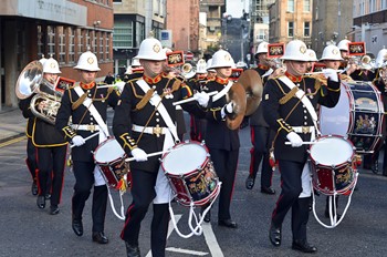 Band Royal Marines - Parade Glasgow 2014