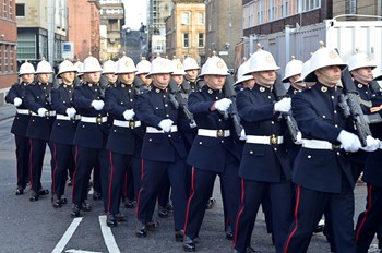 43 Commando Royal Marines - Parade Glasgow 2014