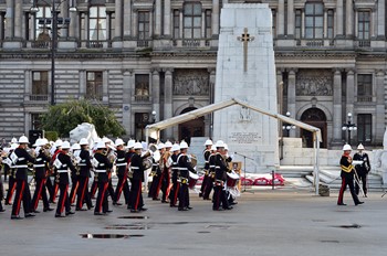 Royal Marines Band Scotland - Cenotaph, George Square, Glasgow 2014