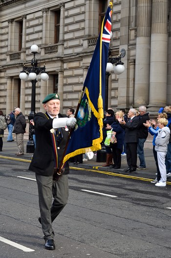 Royal Marine Veteran - Freedom Parade Glasgow 2014