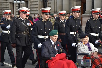 Royal Marine Cadets and Veterans - Freedom Parade Glasgow 2014