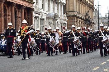 RM Band Scotland - Freedom Parade Glasgow 2014