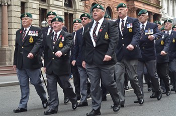 Veterans Royal Marines - St Vincent Place Glasgow 2014