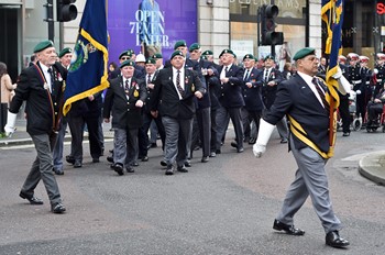 Veterans Royal Marines Freedom Parade Glasgow November 2014