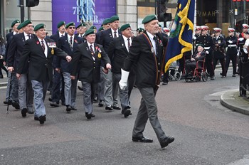 Royal Marine Veterans - Queen Street Glasgow 2014
