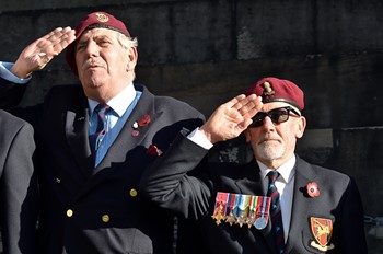 Airborne Engineers Association - Garden of Remembrance Service Edinburgh 2014