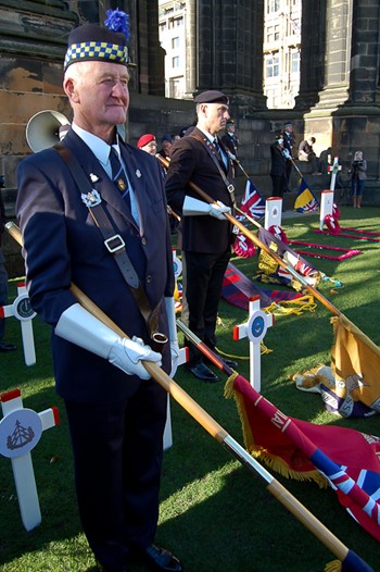 Jedburgh Royal British Legion - Garden of Remembrance Edinburgh 2014