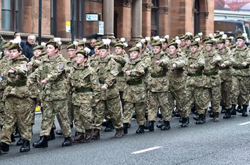 Army Cadets - Remembrance Sunday Glasgow 2014