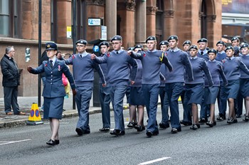 Air Training Corp - Remembrance Sunday Glasgow 2014