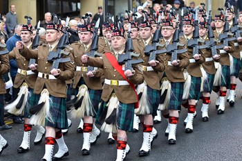 6 Scots - Remembrance Sunday Glasgow 2014