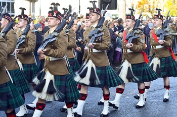 52nd Lowland Battalion - Remembrance Sunday Glasgow 2014