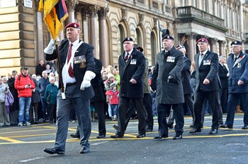 Veterans - Remembrance Sunday Glasgow 2014