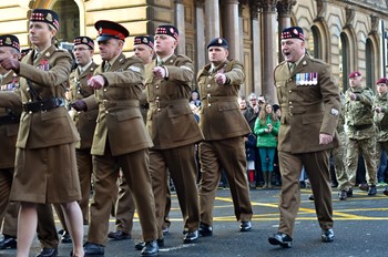 British Armed Forces - Remembrance Sunday Glasgow 2014