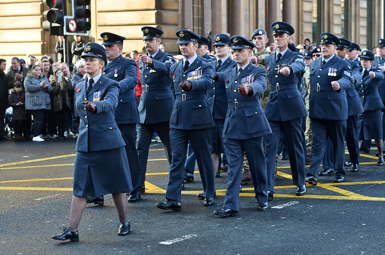 Royal Air Force (RAF) - Remembrance Sunday Glasgow 2014