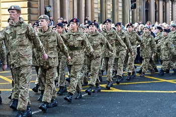 Army Cadet Force - Remembrance Sunday Glasgow 2014