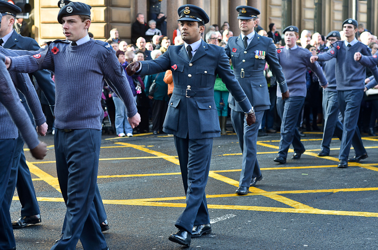 Royal Air Force Air Cadets - Remembrance Sunday Glasgow 2014