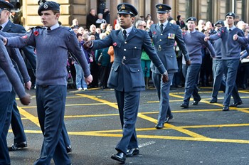 Royal Air Force Air Cadets - Remembrance Sunday Glasgow 2014