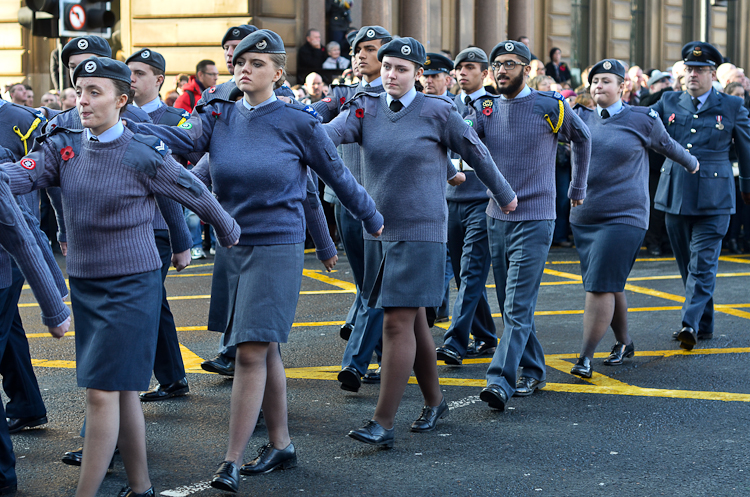 Air Training Corps Cadets - Remembrance Sunday Glasgow 2014