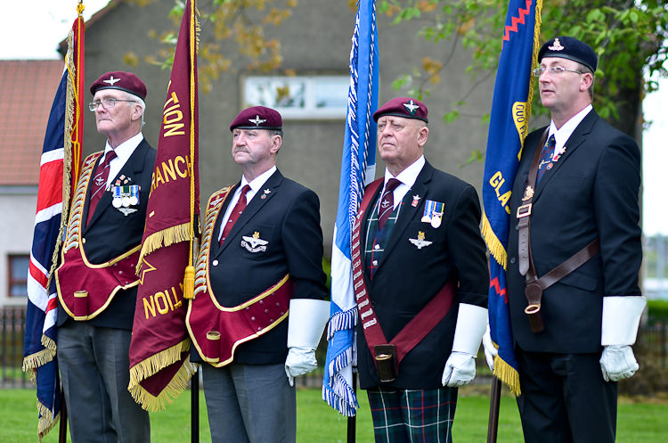 Standard Bearers - Veterans Memorial Monument, Glasgow 2015