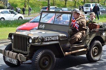 Military Vehicle - Veterans Memorial Monument, Glasgow 2015