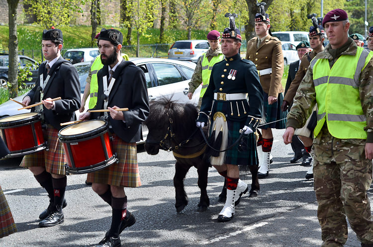 Cruachan III on Parade - Victory in Europe, Glasgow 2015