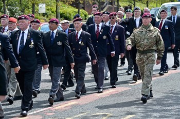Parachute Regiment Veterans - Victory in Europe, Glasgow 2015