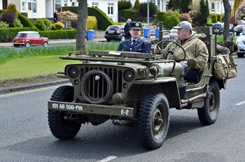 Vintage Jeep - Victory in Europe Parade, Glasgow 2015