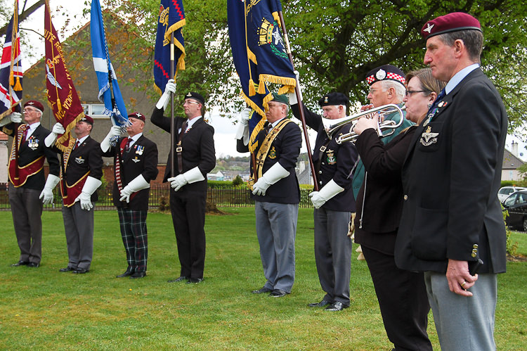 Last Post -  Veterans Memorial Monument, Glasgow 2015