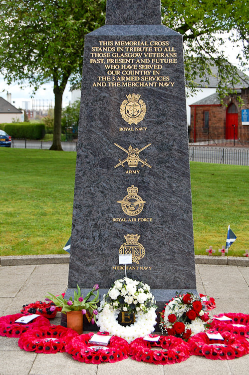 Veterans Memorial Glasgow Victory in Europe 2015
