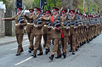 Duke of Lancaster&#39;s Regiment Parade - Maryport, Cumbria 2015