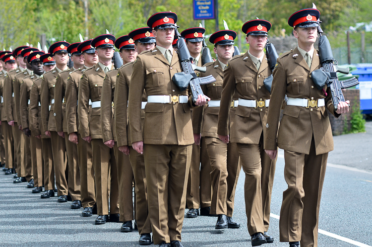 Duke of Lancaster's Regiment Maryport Cumbria 2015