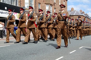 Duke of Lancaster&#39;s Regiment Curzon Street Maryport 2015