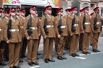 Soldiers Duke of Lancaster&#39;s Regiment - Maryport 2015