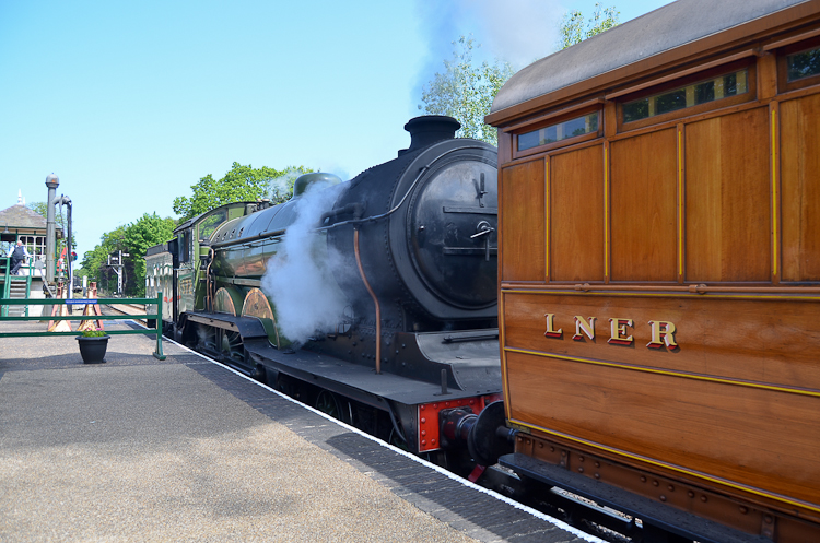 LNER 8572 Departs Holt Station - North Norfolk Railway