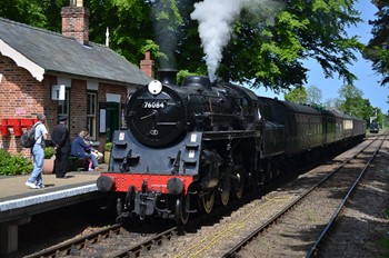 BR 76084 Steam Engine Holt - North Norfolk Railway