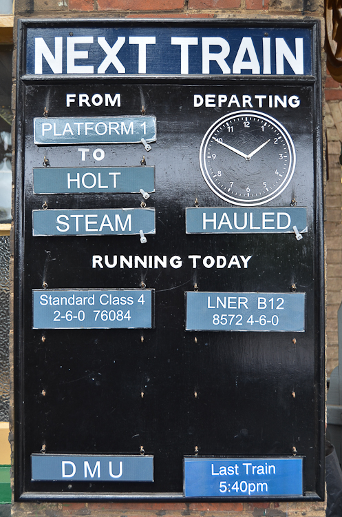 Sheringham to Holt - North Norfolk Railway