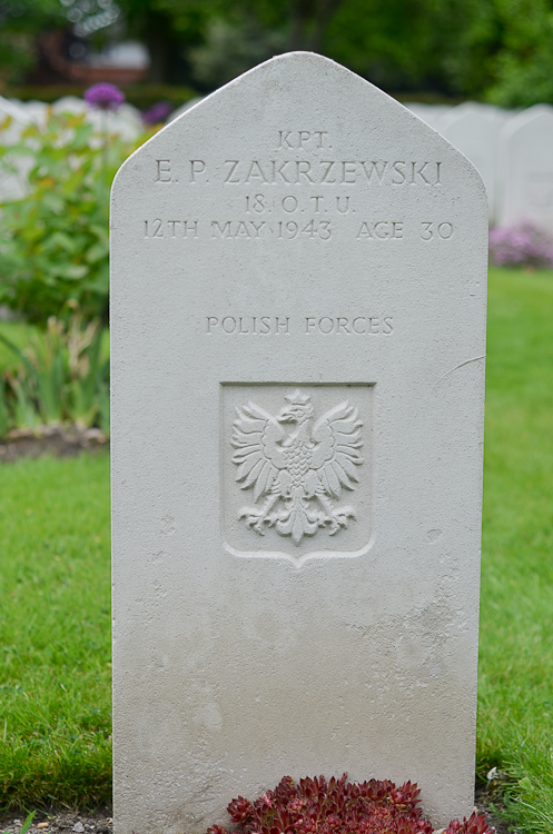 Edward Pawel Zakrzewski Polish War Grave