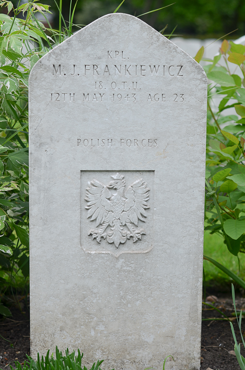 Mieczyslaw J Frankiewcz Polish War Grave