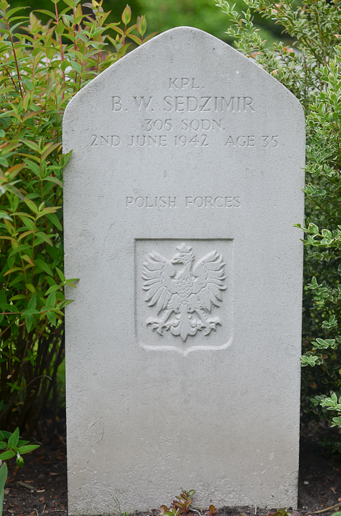 Bronisław Wladyslaw Sedzimir Polish War Grave